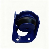 陕汽配件 德龙F3000发动机胶垫 前后支撑DZ9114598320 后板簧支架