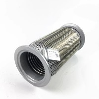 德龍新M3000撓性軟管排氣管軟連接編織網(wǎng)卡箍連接波紋管