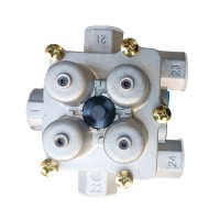 重汽汕德卡 T5 T7 豪沃08款四回路保护阀CK9000360523/WG9000360523
