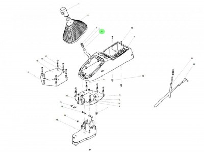 AZ9900240289 换挡杆,Gear shift lever,济南向前汽车配件有限公司