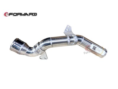 1019104664  压气机出气管总成,Exhaust pipe assembly,济南向前汽车配件有限公司