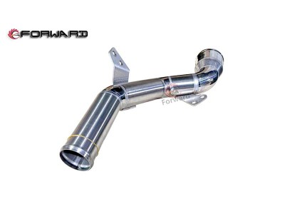 1019104664  压气机出气管总成,Exhaust pipe assembly,济南向前汽车配件有限公司