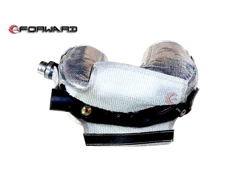 1018117161  压气机进气管总成,Intake pipe assembly,济南向前汽车配件有限公司