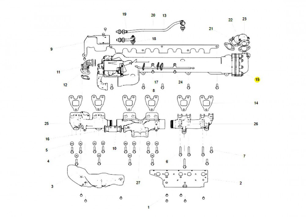 202V08100-7212  EGR模块总成,EGR module assembly,济南向前汽车配件有限公司