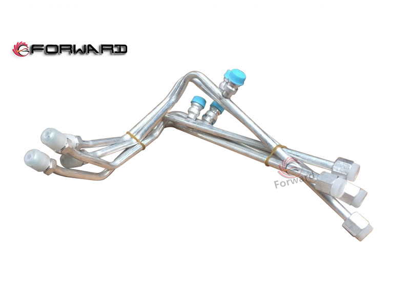 SINOTRUK HOWO 車身駕駛室暖風(fēng)空調(diào)系統(tǒng)  WG1642820018 儲-蒸高壓管/WG1642820018 儲-蒸高壓管
