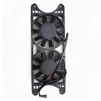 重卡掛車配件 重汽T5G 豪沃380駐車空調(diào)制冷風扇冷凝器風扇總成