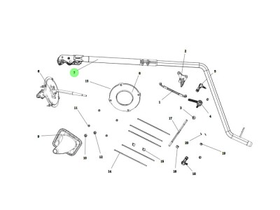 DZ95259240332  硬杆连接管总成,Hard rod connecting pipe assembly,济南向前汽车配件有限公司