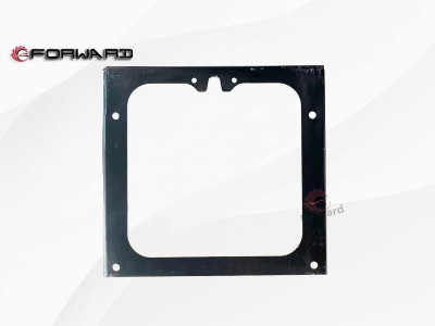 DZ93189940037  牌照安装板,License plate installation plate,济南向前汽车配件有限公司