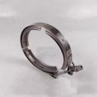 德龍V型卡箍Φ150國六排氣管卡子Φ115Φ132卡箍