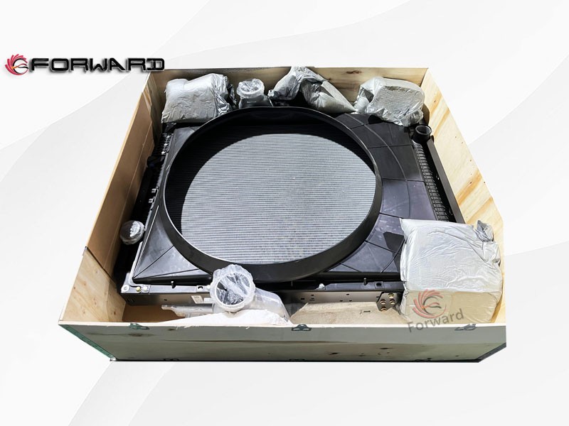 H4130090102A0 冷却模块带护风罩总成,Cooling module,济南向前汽车配件有限公司