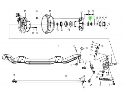 FG4003202721+996 圆锥滚子轴承,Tapered roller bearing,济南向前汽车配件有限公司