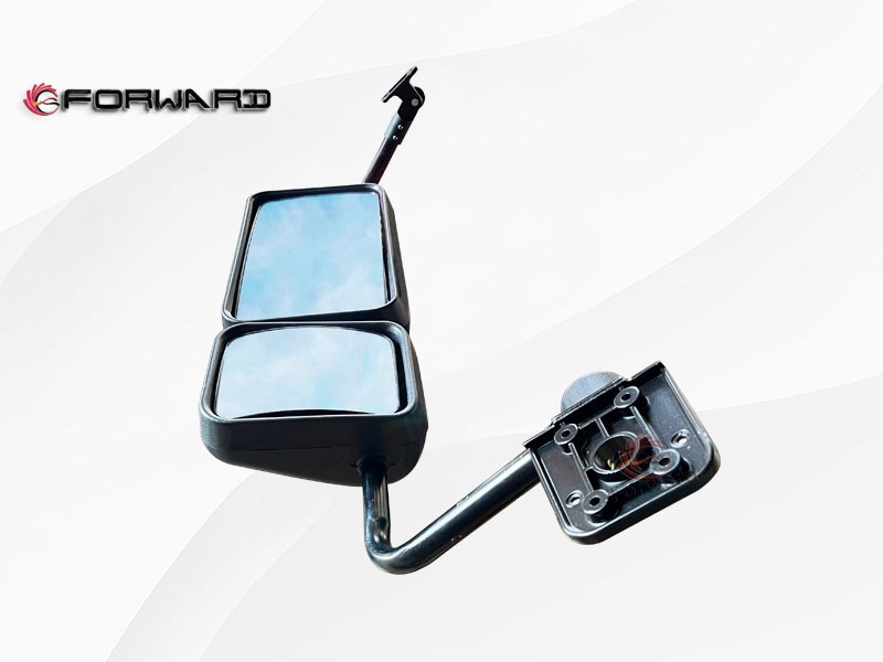 DZ13241771910  左后视镜总成/右置,Left rearview mirror - right side,济南向前汽车配件有限公司