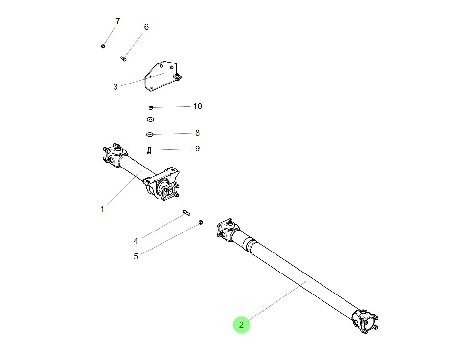 FG9804311540 传动轴,transmission shaft,济南向前汽车配件有限公司