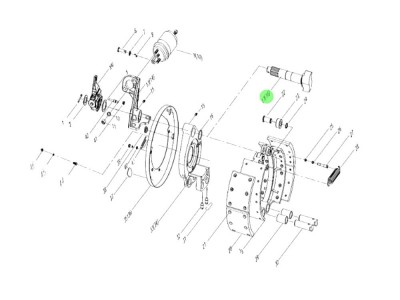 SPYA0000000152 后右凸轮轴,Rear right camshaft,济南向前汽车配件有限公司