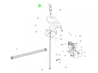 FG9804364010  手制动阀（带传感器）,Manual brake valve (with sensor),济南向前汽车配件有限公司