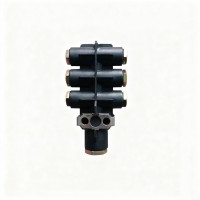 重卡配件 豪沃辅助用气模块WG9000361404 豪沃HOWO二位七通阀