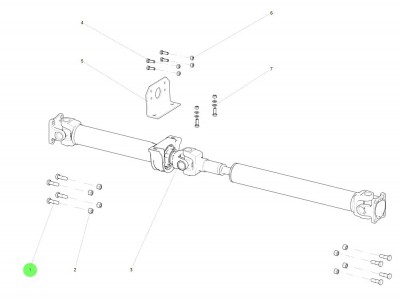 LG9704314514  传动轴螺栓,Drive shaft bolts,济南向前汽车配件有限公司