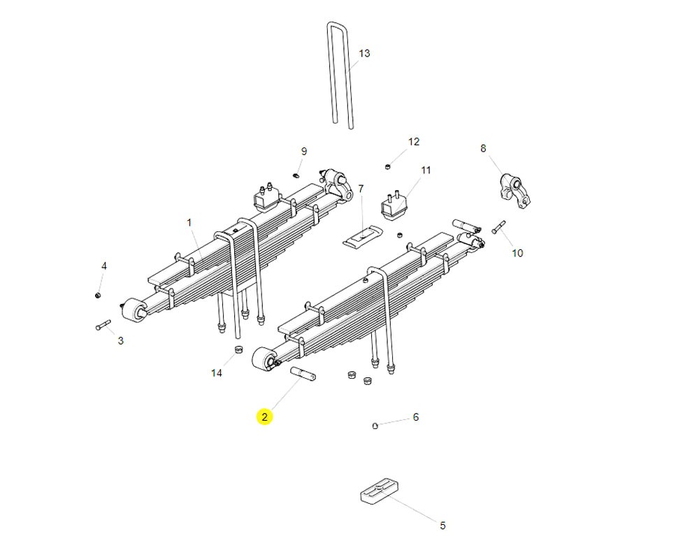 FG9806520011 140后钢板吊耳销,140 post-leaf spring pin,济南向前汽车配件有限公司