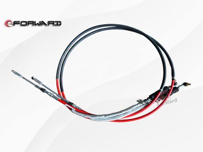 FG9806240018  选挡软轴总成,Select gear flexible shaft,济南向前汽车配件有限公司