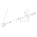 Q33112T13F61全金屬六角法蘭面鎖緊螺母,M12*1.25,10 級,達克羅銀灰