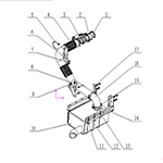 Q33112T13F61全金屬六角法蘭面鎖緊螺母 M12*1.25,10 級,達克羅銀灰