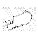 Q1851250TF61六角法蘭面螺栓-細牙 M12*1.25*50,10.9 級,達克羅銀灰