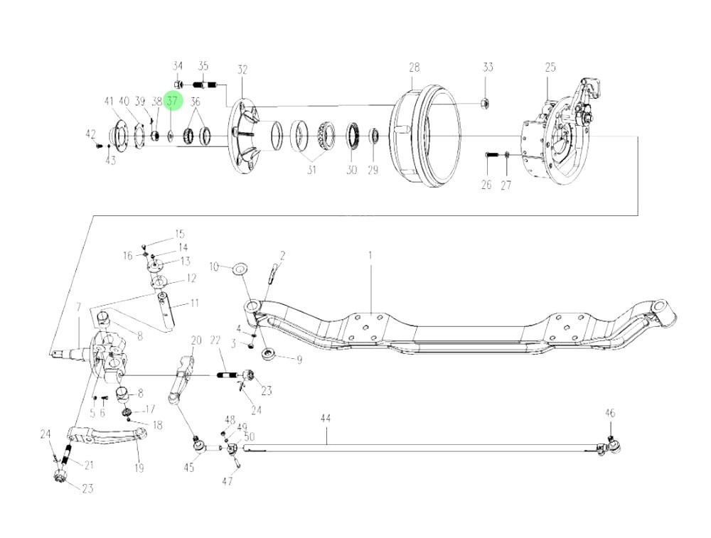 LG4003002709+118  转向节螺母锁紧垫片,Lock the gasket,济南向前汽车配件有限公司