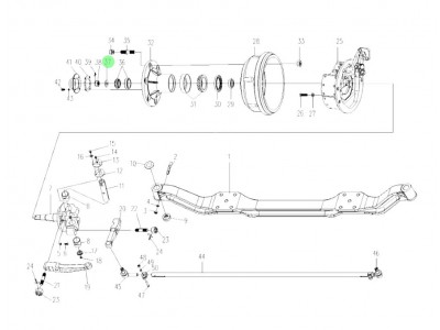 LG4003002709+118  转向节螺母锁紧垫片,Lock the gasket,济南向前汽车配件有限公司