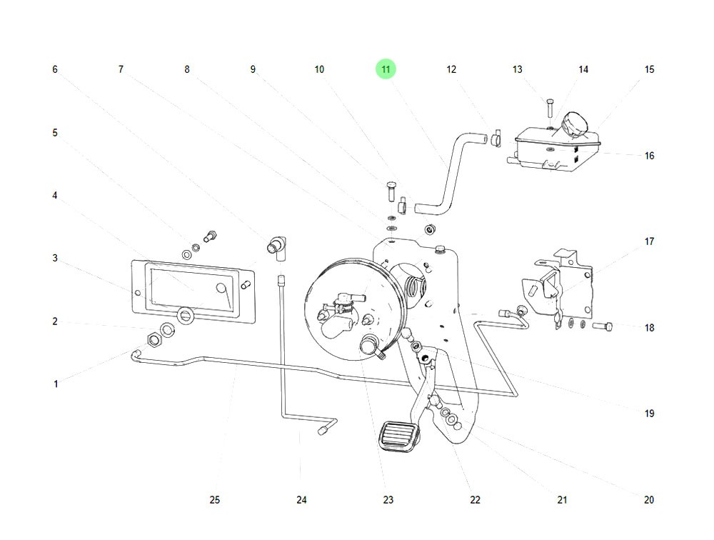 LG9704230222 离合器油管,Clutch oil pipe,济南向前汽车配件有限公司