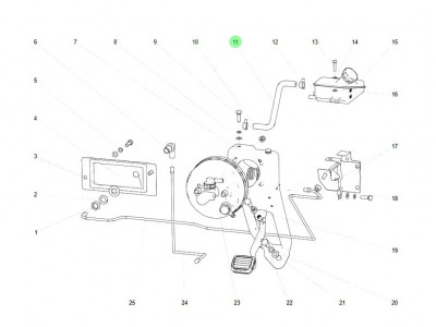 LG9704230222 离合器油管,Clutch oil pipe,济南向前汽车配件有限公司