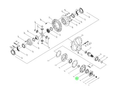 SPYA0000000093 主减速器油封,Main reducer oil seal,济南向前汽车配件有限公司