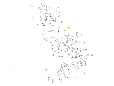 FG9816476900 转向泵,Steering pump,济南向前汽车配件有限公司