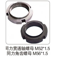 同力貫通軸螺母 M52X1.5 同力角齒螺母 M56X1.5