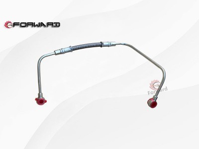 FG610Y001323+122 空压机进油管,Air compressor oil inlet pipe,济南向前汽车配件有限公司