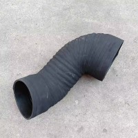 德龍新M3000空濾器出氣膠管國六發動機直流空濾軟管總成
