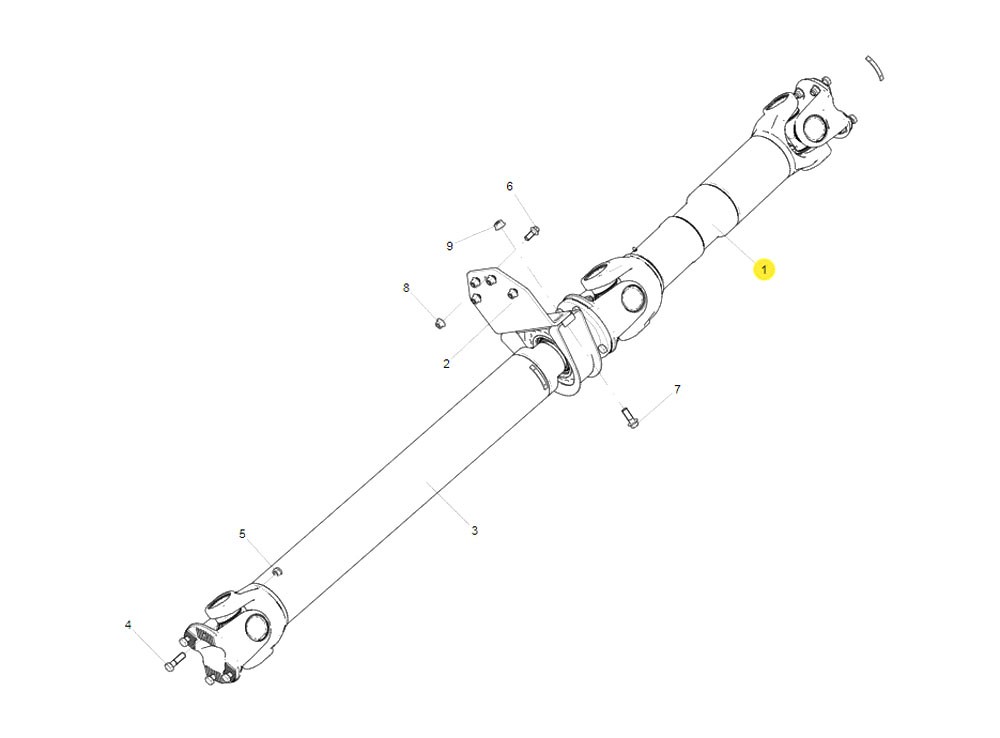 AZ9370310930 传动轴,Transmission shaft,济南向前汽车配件有限公司
