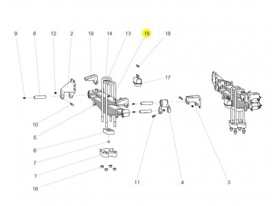 LG9709520490  后簧骑马螺栓,Rear spring riding bolt,济南向前汽车配件有限公司