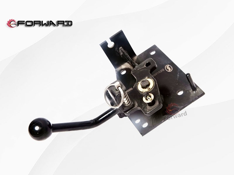 SHACMAN 军用  车身驾驶室翻转系统 DZ91259820350  解锁机构