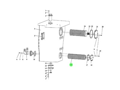 60C0224  吸油滤芯,Oil absorption filter,济南向前汽车配件有限公司
