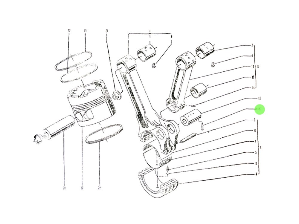 4.04.133 连杆付销,Connecting rod pair pin,济南向前汽车配件有限公司