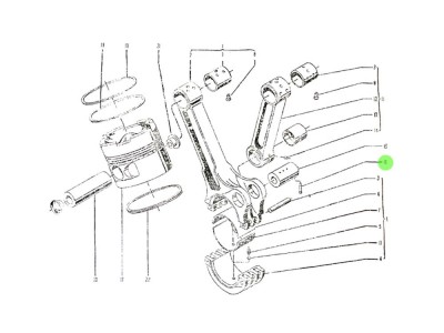 4.04.133 连杆付销,Connecting rod pair pin,济南向前汽车配件有限公司