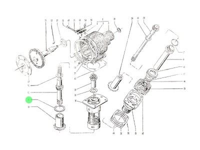 4.08.122  垂直轴垫圈,Vertical shaft washer,济南向前汽车配件有限公司