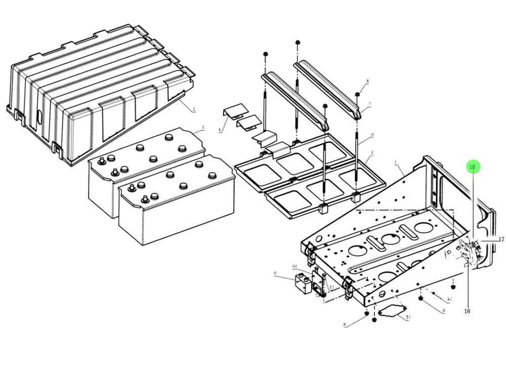 DZ93189583130  车下启动开关,Undercarriage start switch,济南向前汽车配件有限公司