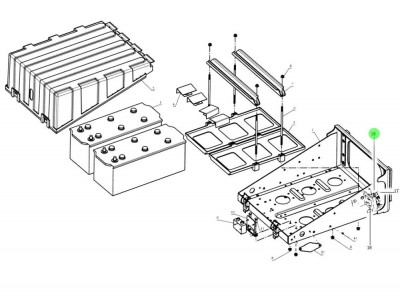 DZ93189583130  车下启动开关,Undercarriage start switch,济南向前汽车配件有限公司