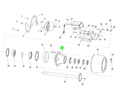 HD90009342205  轮毂,Wheel hub,济南向前汽车配件有限公司
