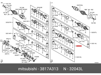 3815A318  右内球笼修理包,Right inner ball cage repair kit,济南向前汽车配件有限公司