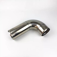 德龙新M3000中冷器出气管不锈钢管X3000发动机进气管