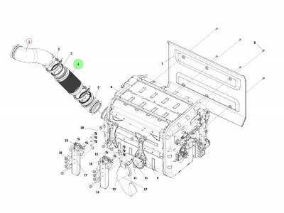 DZ9X259543001 保温型挠性软管,Thermal insulation type flexible hose,济南向前汽车配件有限公司