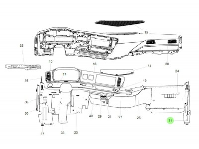 WG1664169081 A柱右下护板,The right lower guard plate of the A-pillar,济南向前汽车配件有限公司