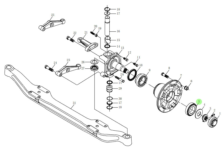 06.32499.0034  圆锥滚子轴承 32310,Cone roller bearing,济南向前汽车配件有限公司